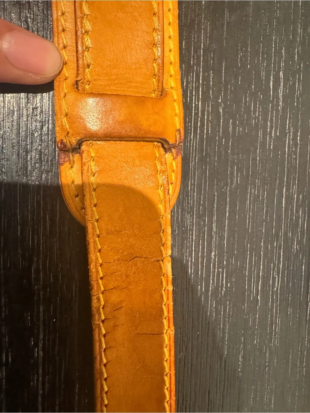Louis Vuitton Keepall Leather Adjustable Shoulder Strap